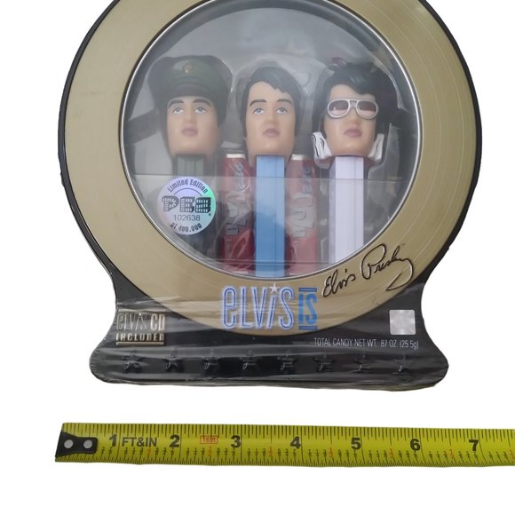 Elvis Presley PEZ Gift Collector Set with CD Limited Edition Sealed NOS 2007 - Picture 5 of 5